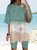 Cudowny ocean Na Plaży seria Ziemia Dzień Bluzka Spodnie dwa sztuka garnitur Na Plaży Plus Rozmiar