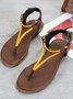 W Stylu Retro Cienki Pasek Japonkie Sandały