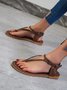 W Stylu Retro Cienki Pasek Japonkie Sandały